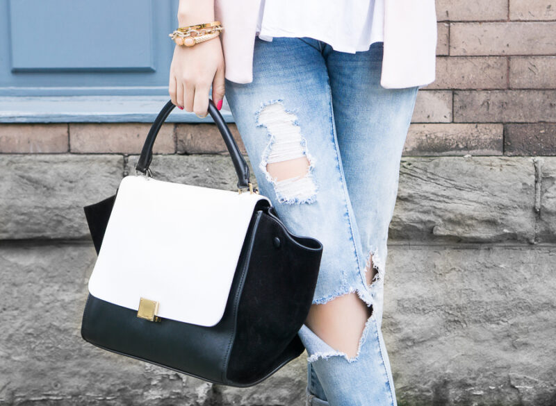 celine bag street style