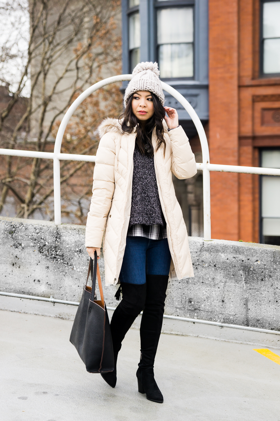 winter jacket outfit