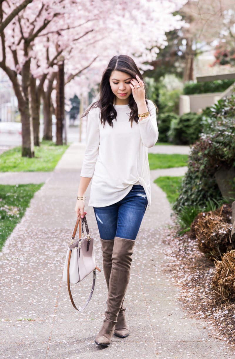 casual over the knee boots