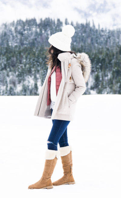 Look Chic in a Puffer Vest (Suncadia Part 1) | Just A Tina Bit