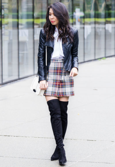 Channeling My Inner Cher with a Plaid Mini Skirt | Just A Tina Bit