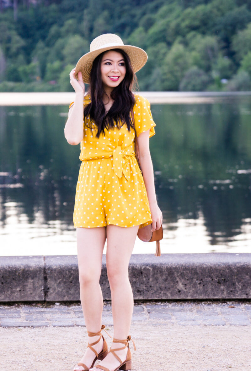 yellow summer outfit