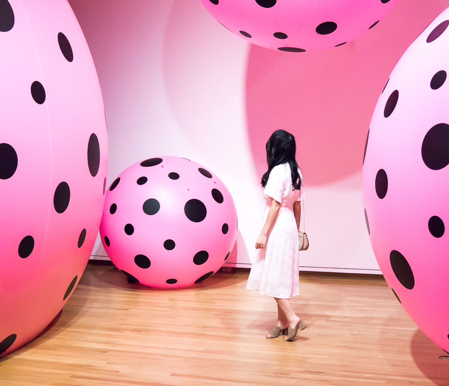 Yayoi Kusama Infinity Mirrors Exhibit at Seattle Art Musuem, Seattle Fashion Blogger