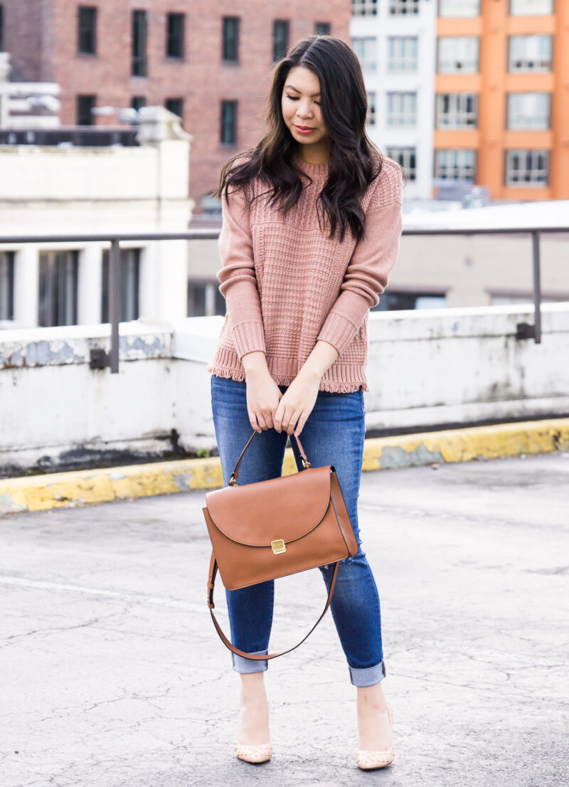 Rose Gold Sweater | Just A Tina Bit
