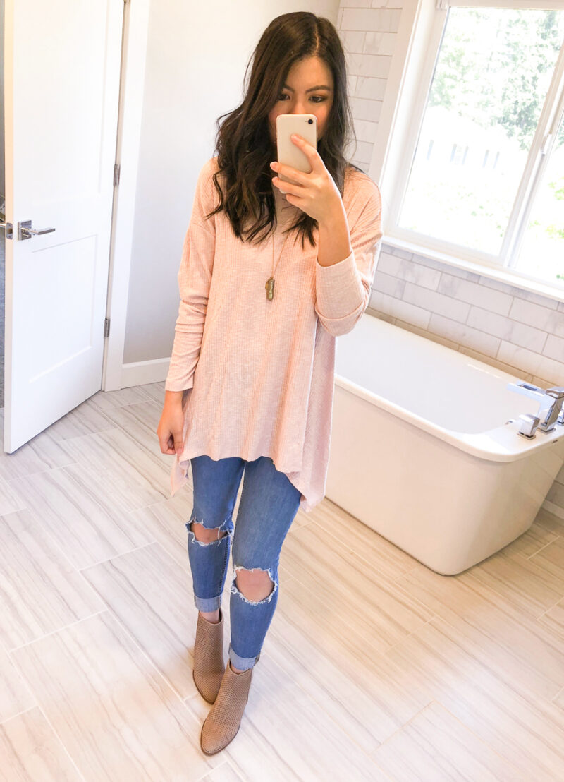 Nordstrom Anniversary Sale 2018 review, casual fall outfits, blogger try on session, Asian petite blogger, Seattle fashion