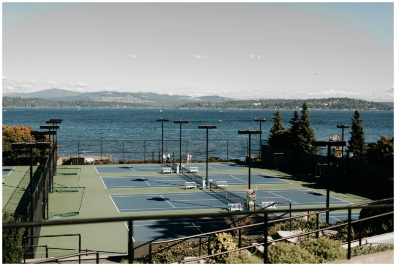 Seattle Outdoor Wedding Venues - Seattle Tennis Club in Madison Park, Washington