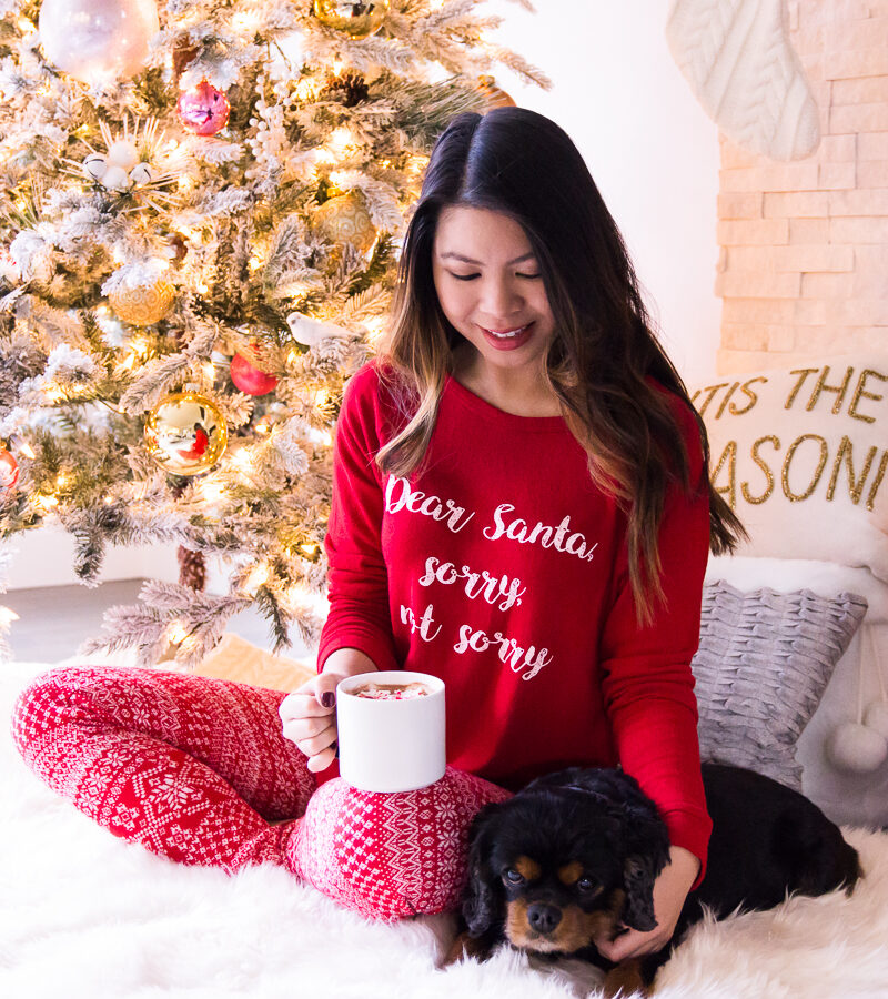 Cute Christmas pajamas womens pjs holiday, Seattle fashion blog