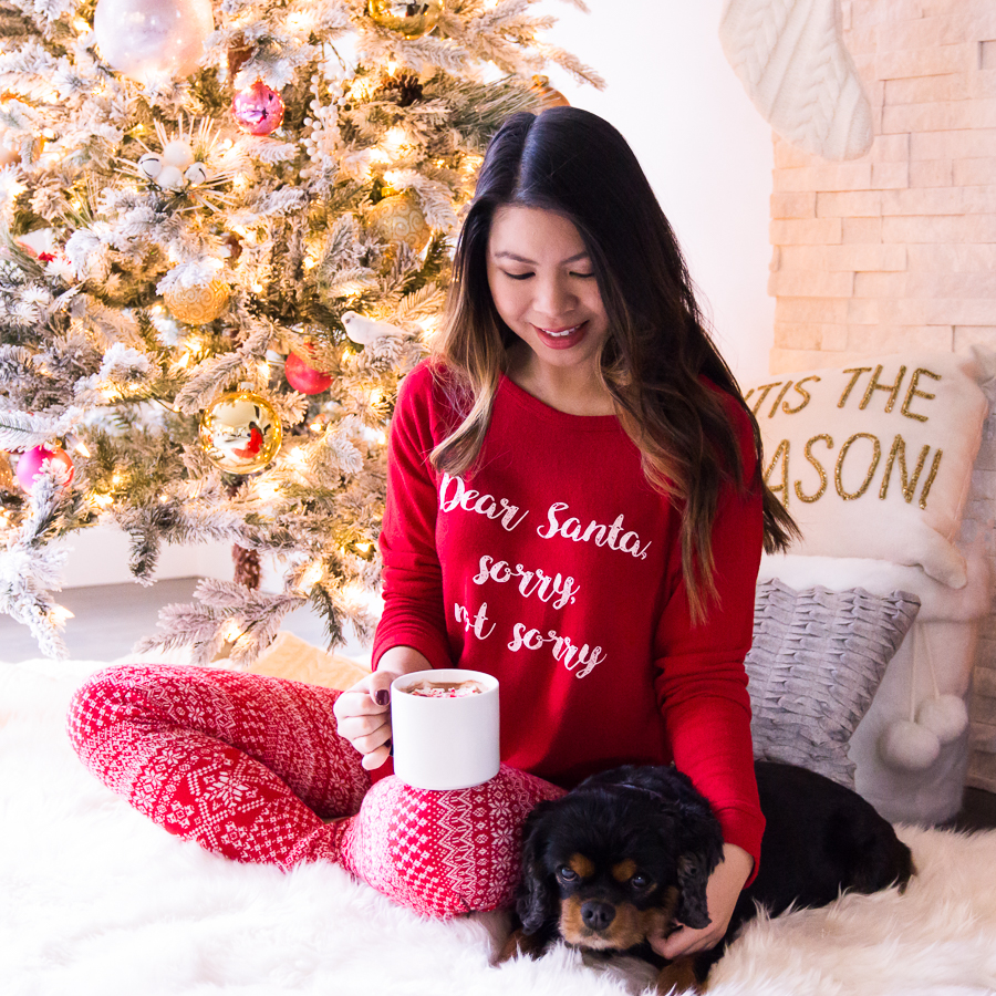 Cute christmas on sale pjs womens