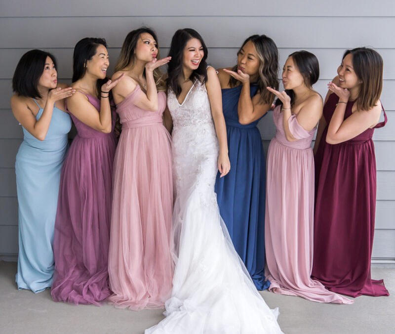 Convertible bridesmaid dresses by Revelry