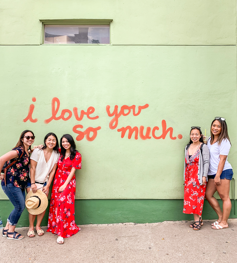 Austin Bachelorette Party Ideas Things To Do South Congress Soco I Love You So Much Mural Just A Tina Bit