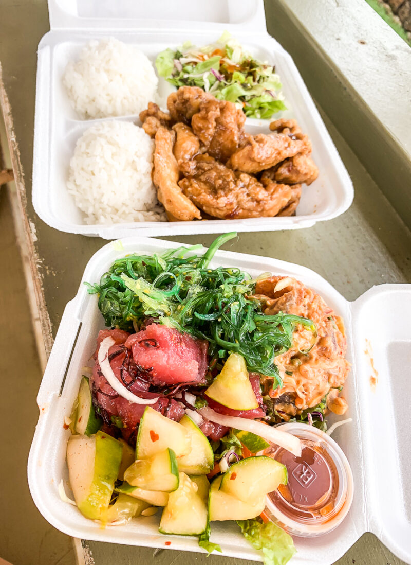 Top Things Do and Eat in Kauai, Hawaii - Koloa Fish Market for poke | Just A Tina Bit Seattle Blog