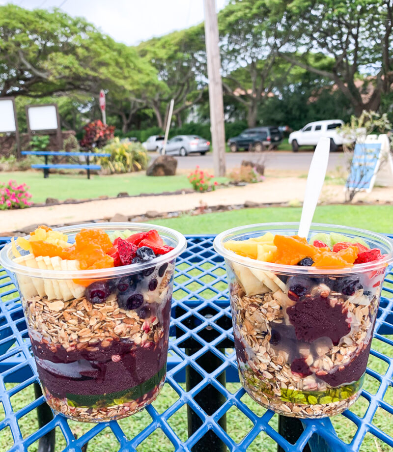 Top Things Do and Eat in Kauai, Hawaii - Little Fish Coffee for acai bowl | Just A Tina Bit Seattle Blog