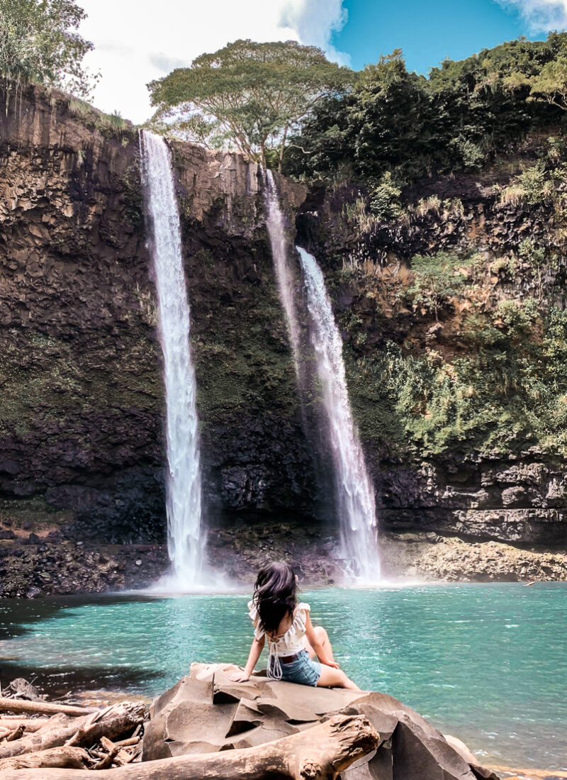 Top Things To Do in Kauai, Hawaii - Wailua Falls Hike | Seattle Blogger Just A Tina Bit