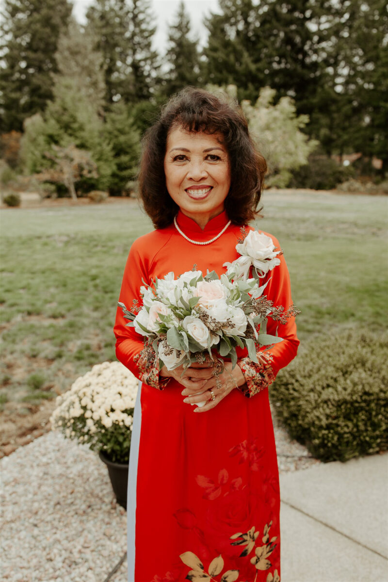 Traditional Vietnamese wedding tea ceremony, Vietnamese American, modern ao dai for women and men, Seattle fashion blogger