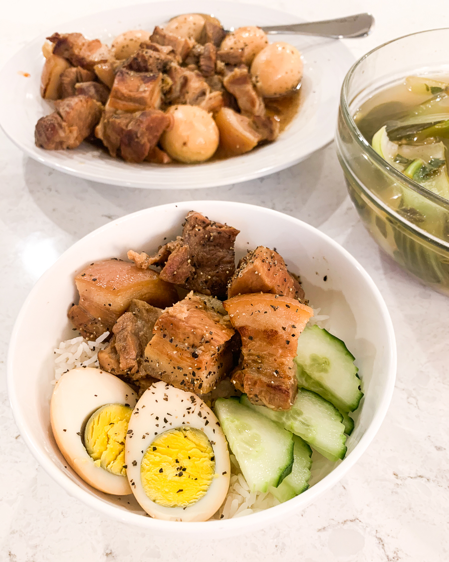 6 yummy recipes to try during quarantine, Asian recipe, authentic Vietnamese caramelized pork belly and eggs thit kho