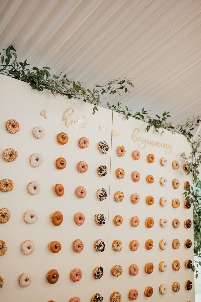 DIY Wedding Donut Wall | Just A Tina Bit