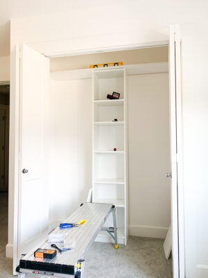 Custom Nursery Closet - IKEA Billy Bookcase Hack! | Just A Tina Bit