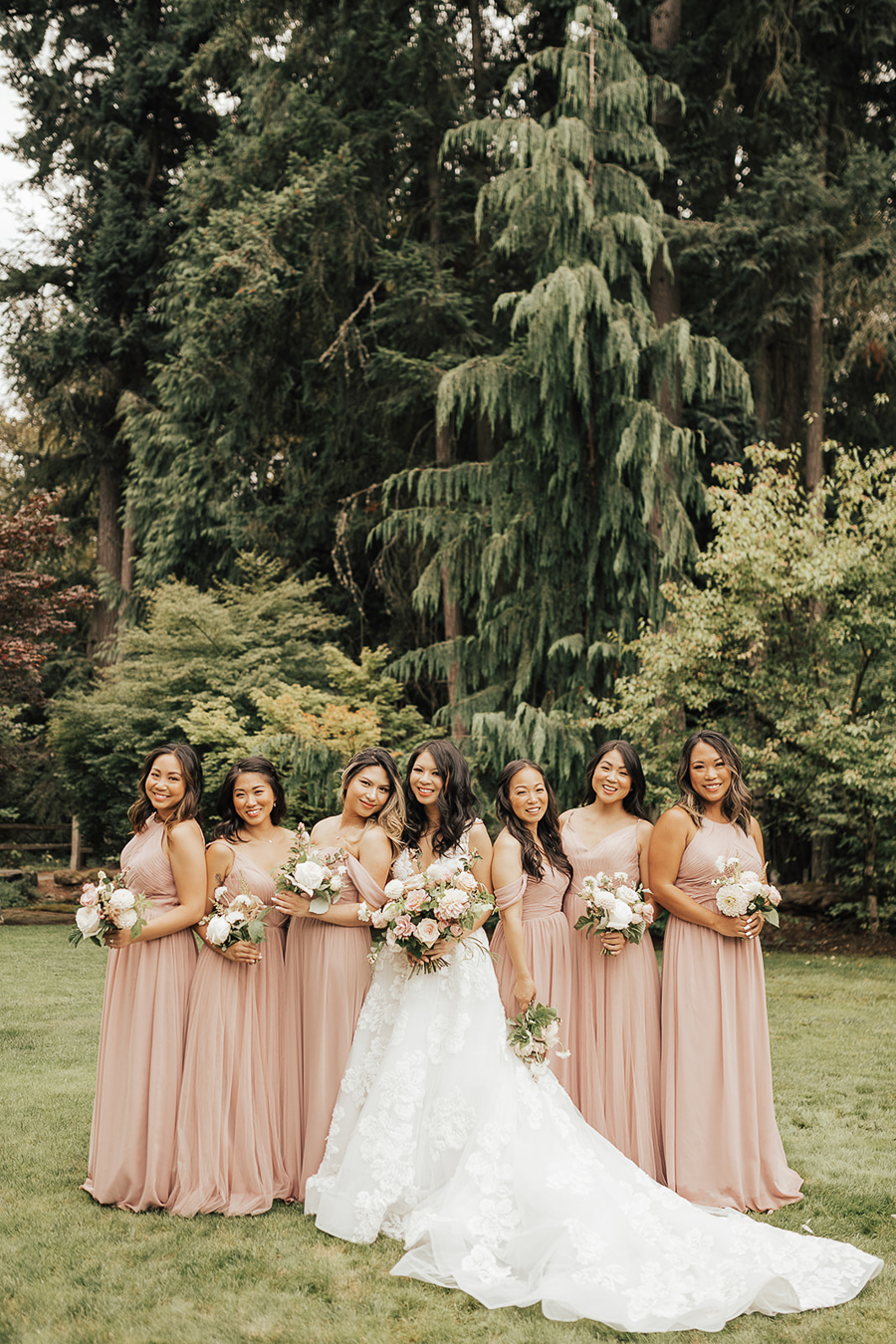 8 Poses To Take With Your Wedding Party | Just A Tina Bit