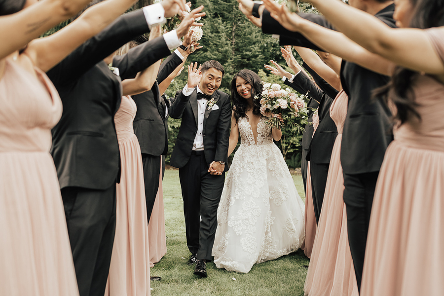 Bridal Party Poses - Over The Moon