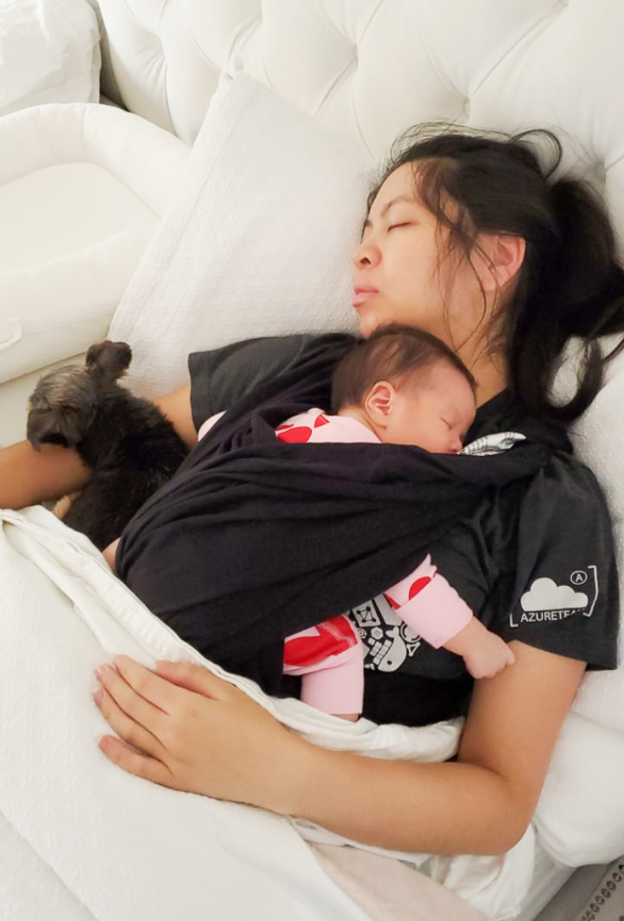 postpartum journey, realistic photo of postpartum, new mom, tired mom