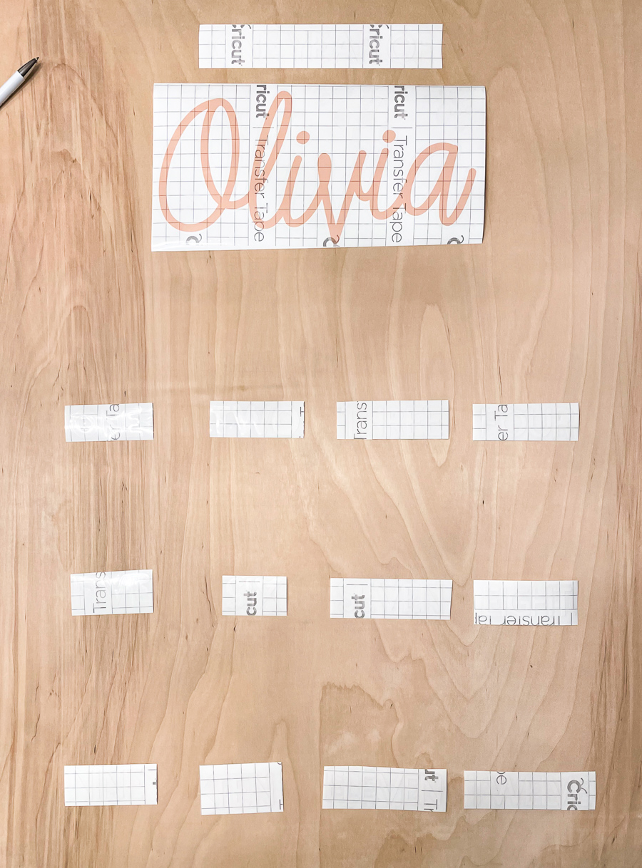 DIY one year old board, 12 months of Olivia one year board, Cricut vinyl DIY project