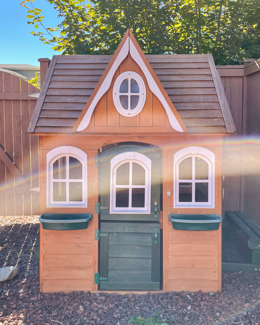 playhouse makeover before