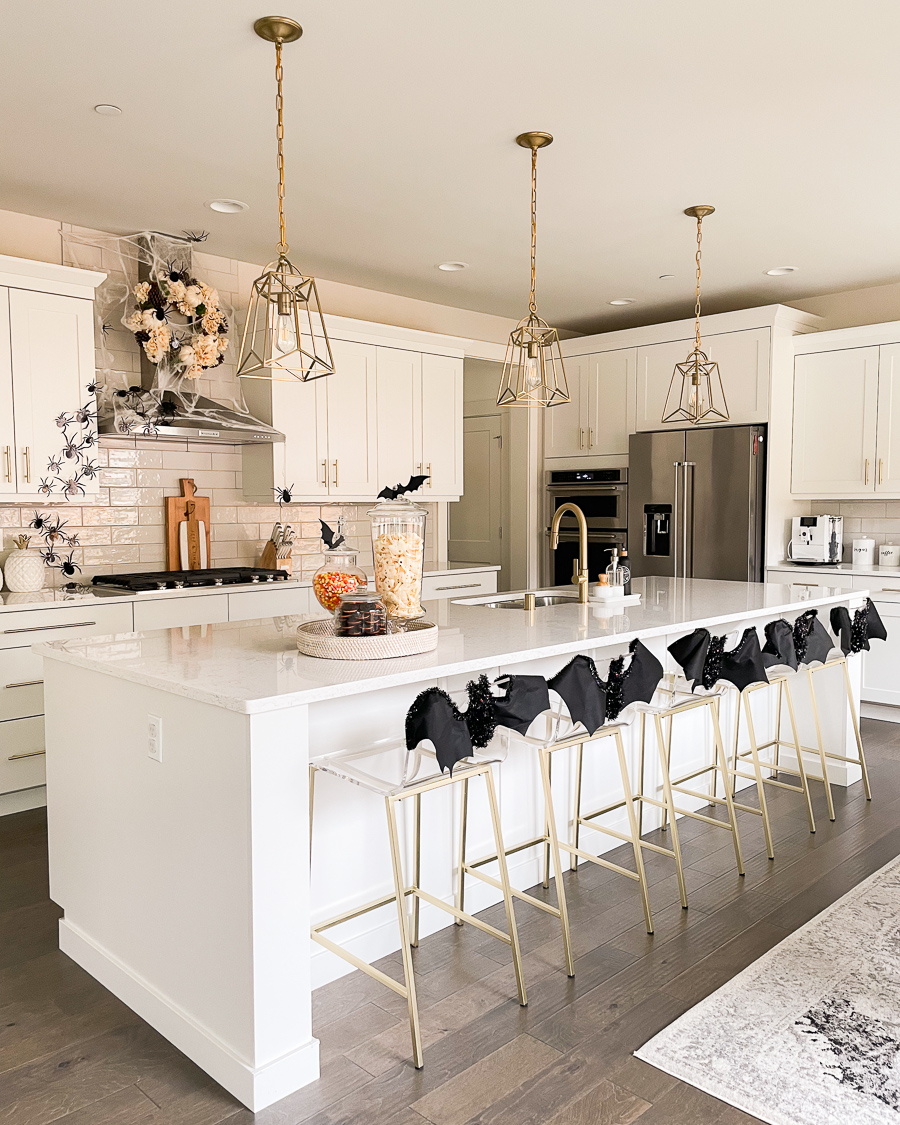 Transform Your Kitchen with Halloween Bats on Hood