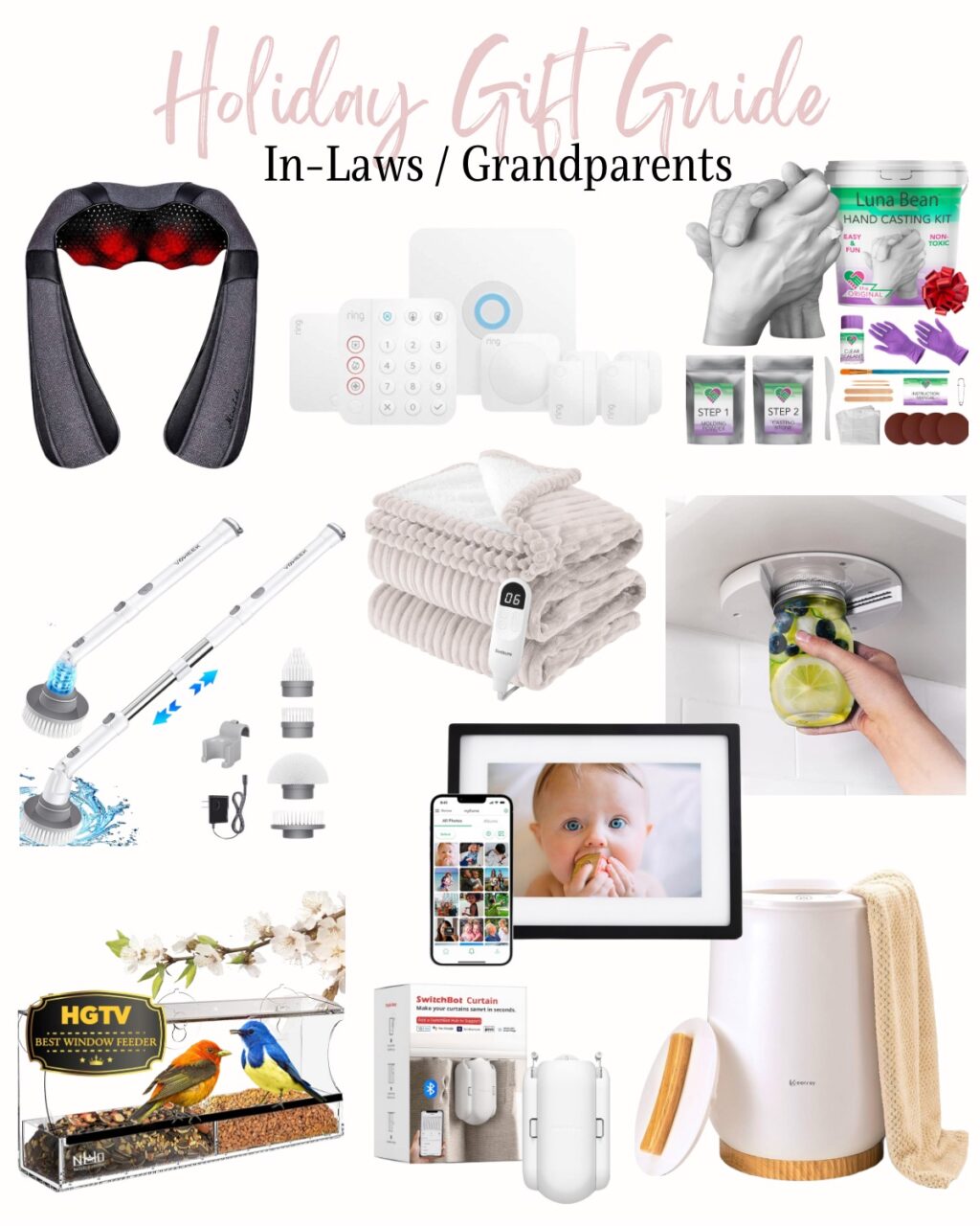 holiday gifts for in-laws or grandparents, useful and practical gifts